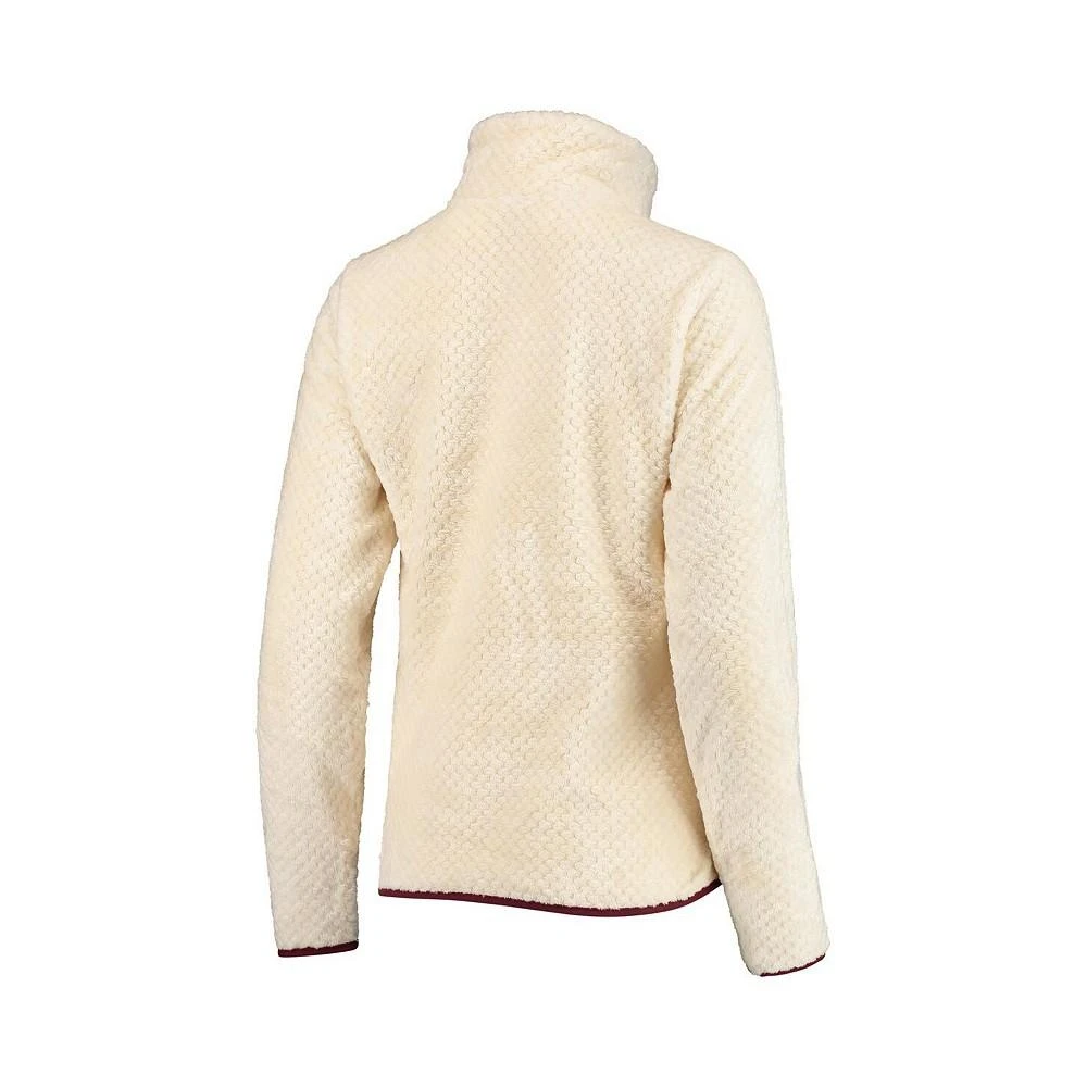 商品Columbia|Women's Cream Virginia Tech Hokies Fireside II Sherpa Full-Zip Jacket,价格¥546,第3张图片详细描述