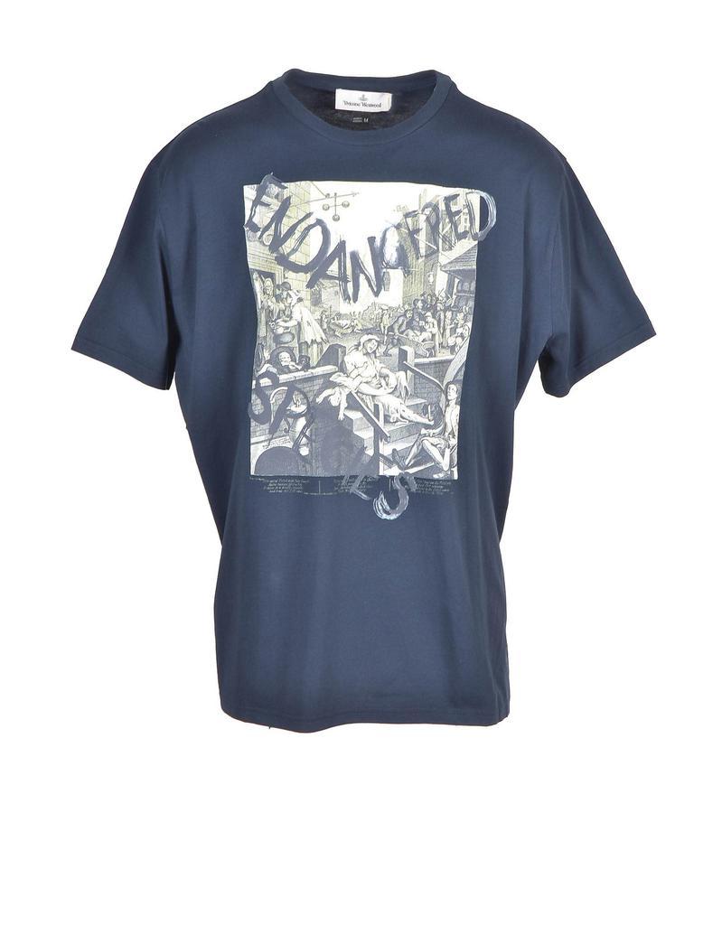 商品Vivienne Westwood|Men's Night Blue T-Shirt,价格¥350-¥499,第1张图片