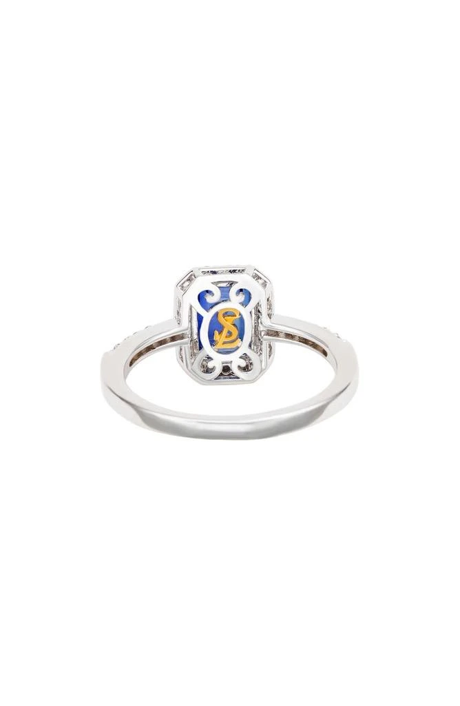 商品Suzy Levian|Emerald Cut Sapphire Ring,价格¥1565,第2张图片详细描述