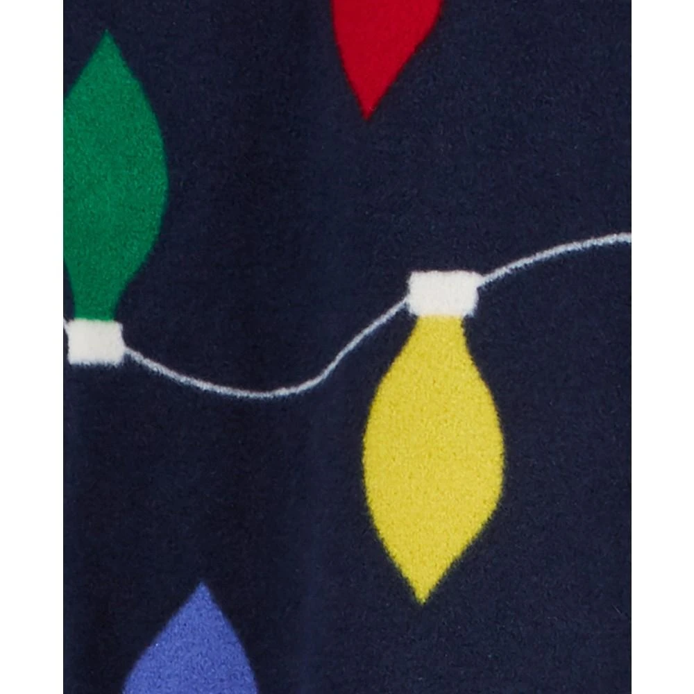 商品Carter's|Toddler Holiday Lights Fleece Footed Pajamas,价格¥55,第2张图片详细描述