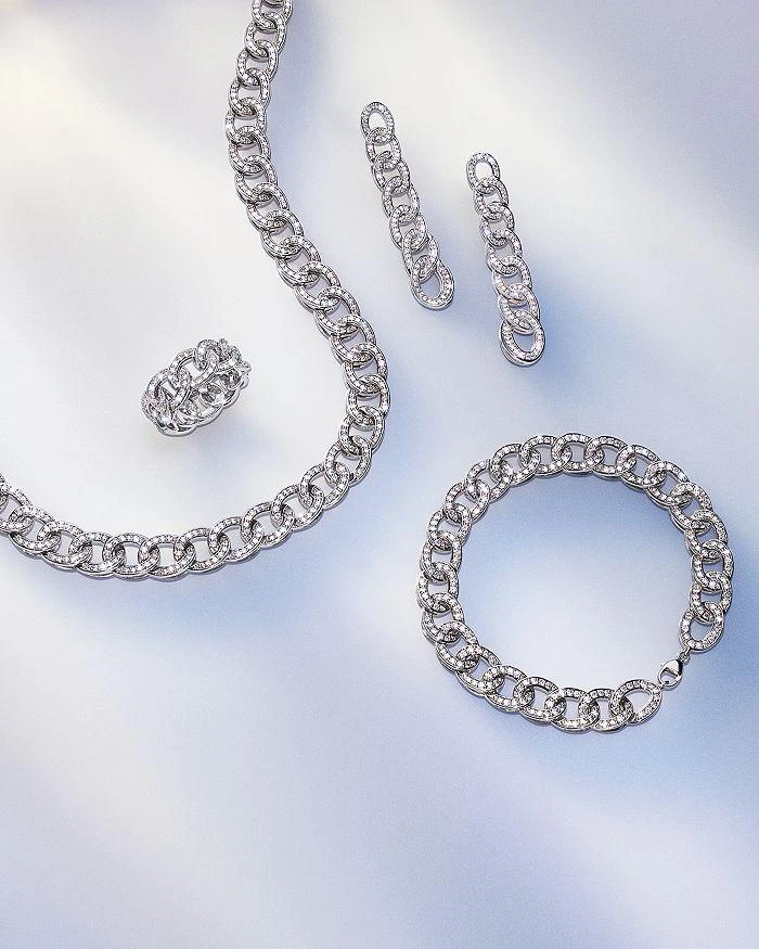 Diamond Chain Link Bracelet in 14K White Gold, 3.0 ct. t.w. - Exclusive 商品