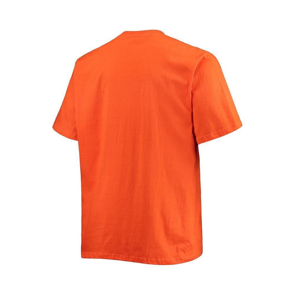 商品Mitchell & Ness|Men's Fanatics Branded Orange San Francisco Giants Big and Tall Secondary T-shirt,价格¥194,第6张图片详细描述