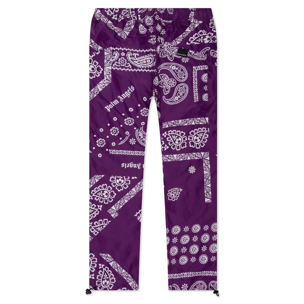 商品Palm Angels|Palm Angels Bandana Printed Aftersport - Purple/White,价格¥2002,第2张图片详细描述