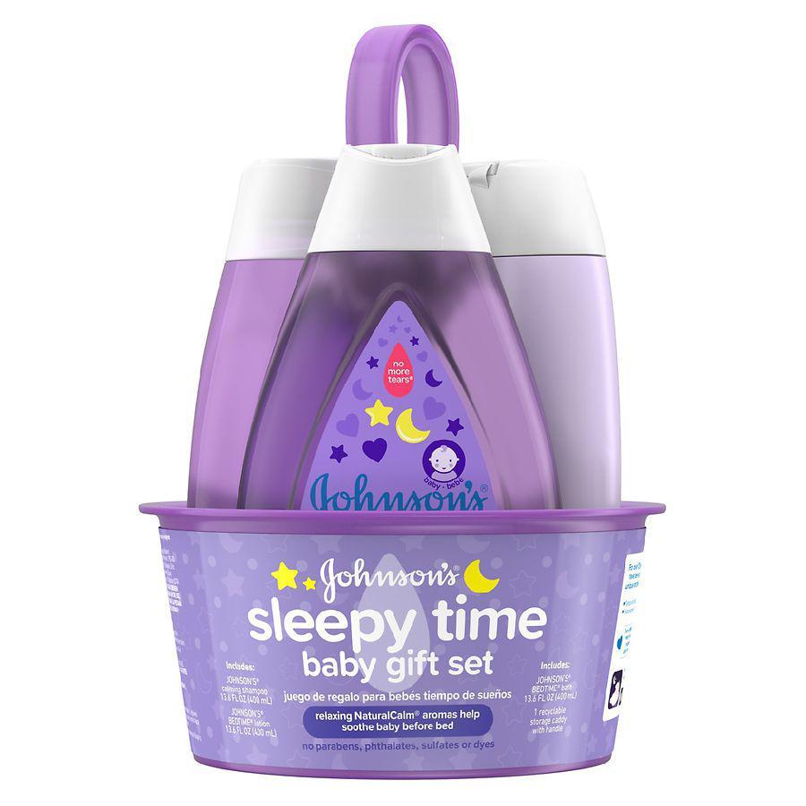 商品Johnson's Baby|Sleepy Time Relaxing Bedtime Gift Set,价格¥118,第1张图片