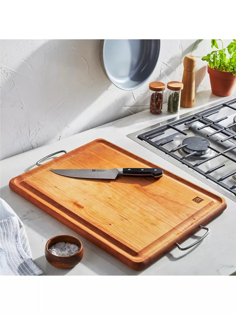 商品ZWILLING J.A. Henckels|Cherry Wood Carving Board with Handles,价格¥974,第5张图片详细描述