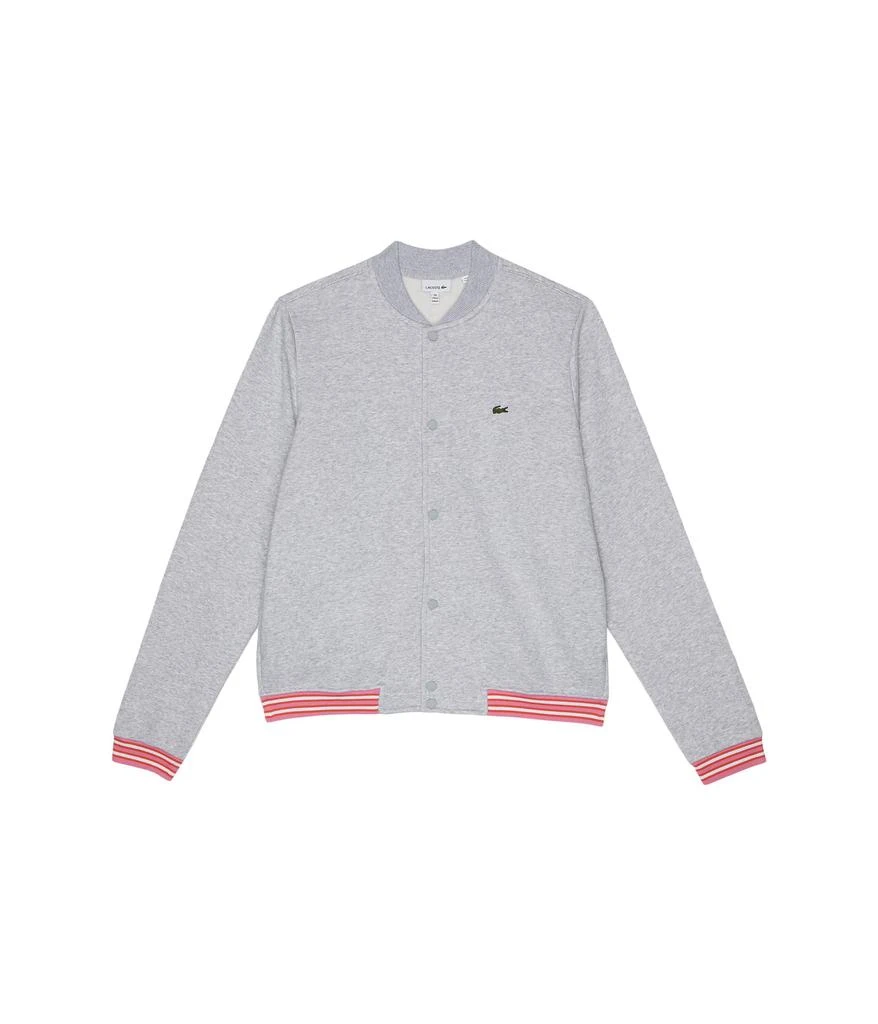 商品Lacoste|Long Sleeve Collared Button-Down Sweatshirt (Toddler/Little Kids/Big Kids),价格¥291,第1张图片详细描述
