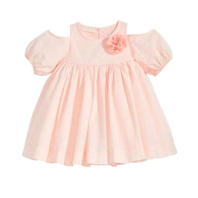 商品First Impressions|Cold-Shoulder Dress, Baby Girls, Created for Macy's,价格¥119,第1张图片