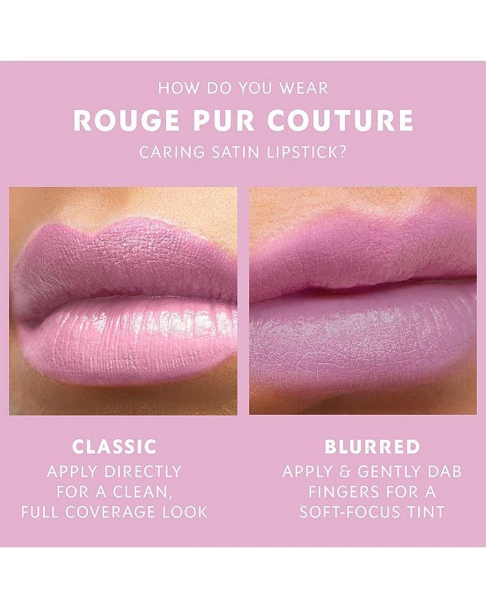商品Yves Saint Laurent|Yves Saint Laurent Rouge Pur Couture Satin Lipstick,价格¥358,第3张图片详细描述