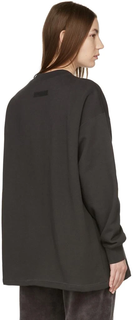 商品Essentials|Essentials黑色女士宽松圆领卫衣,价格¥620,第3张图片详细描述