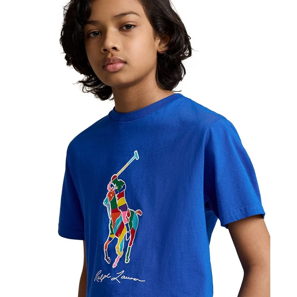 商品Ralph Lauren|Big Boys Big Pony Cotton Jersey T-shirt,价格¥124,第4张图片详细描述