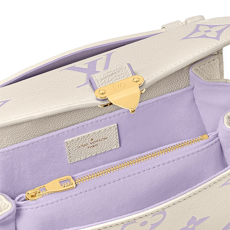商品[国内直发] Louis Vuitton|Pochette Metis EW 可拆卸可调节肩带S锁式闭合 牛皮 小邮差包手提单肩斜挎包 女款 拿铁白拼淡紫色,价格¥32057,第6张图片详细描述