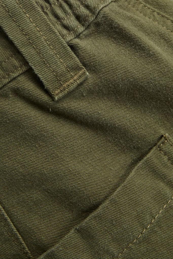 商品FRAME|Cropped cotton-twill cargo pants,价格¥919,第6张图片详细描述