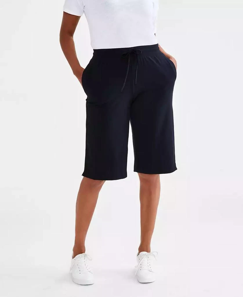 商品Style & Co|Women's Mid Rise Sweatpant Bermuda Shorts, Created for Macy's,价格¥57,第1张图片