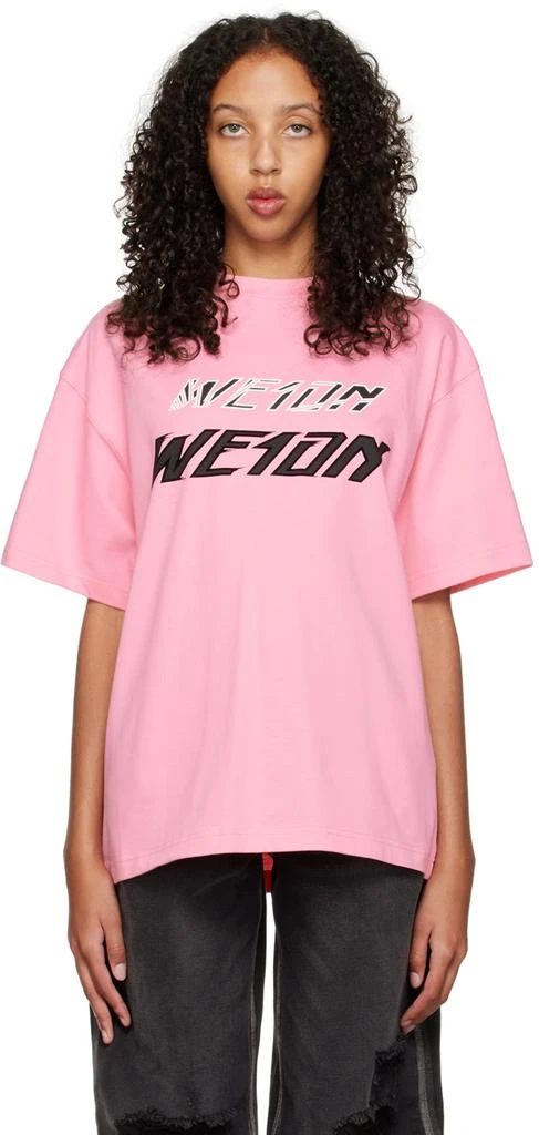 商品We11done|Pink Speed T-Shirt,价格¥660,第1张图片