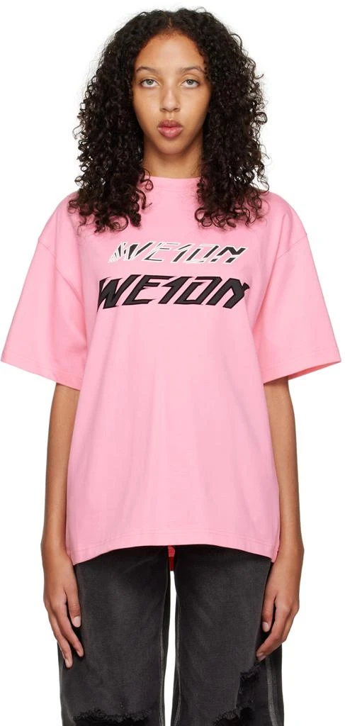 商品We11done|Pink Speed T-Shirt,价格¥1223,第1张图片