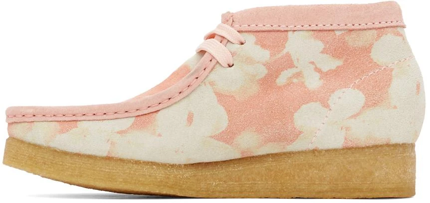 商品Clarks|Pink Floral Wallabee Derbys,价格¥1320,第3张图片详细描述