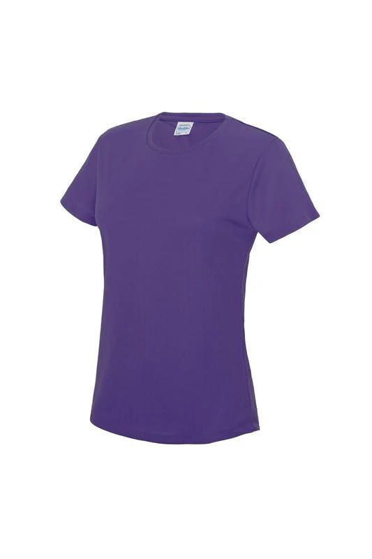 商品Awdis|Just Cool Womens/Ladies Sports Plain T-Shirt (Purple),价格¥101,第1张图片