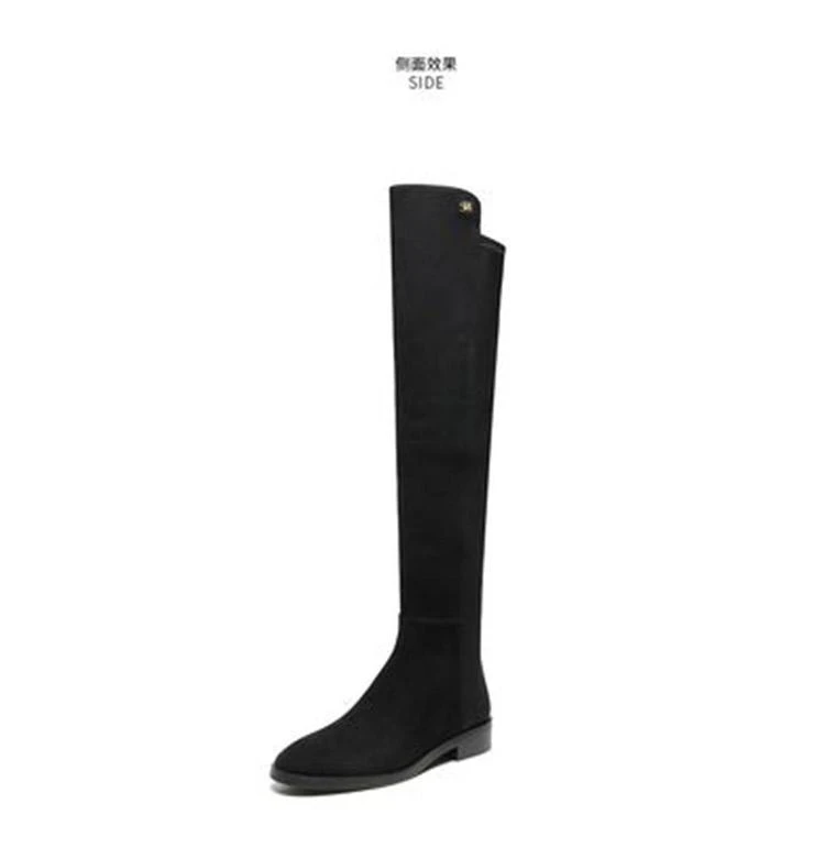 商品Stuart Weitzman|欧洲直邮Stuart Weitzman秋冬新款靴子SW过膝靴Keelan长筒靴—黑色,价格¥4661,第5张图片详细描述