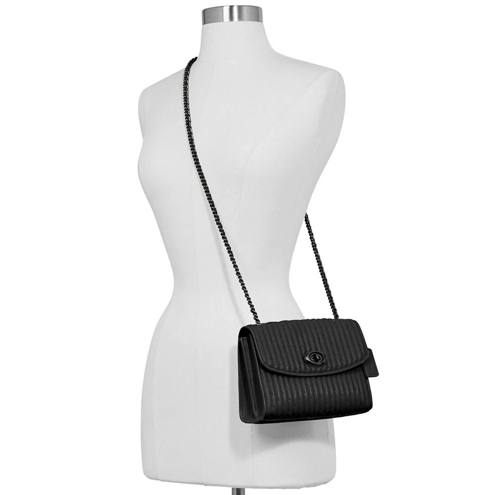 商品Coach|Quilted Parker 18 Leather Shoulder Bag,价格¥1759,第2张图片详细描述