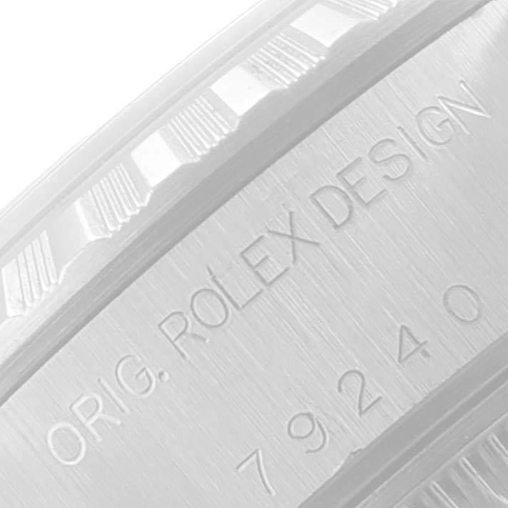 Rolex Black Stainless Steel Date 79240 Women's Wristwatch 26MM商品第8张图片规格展示