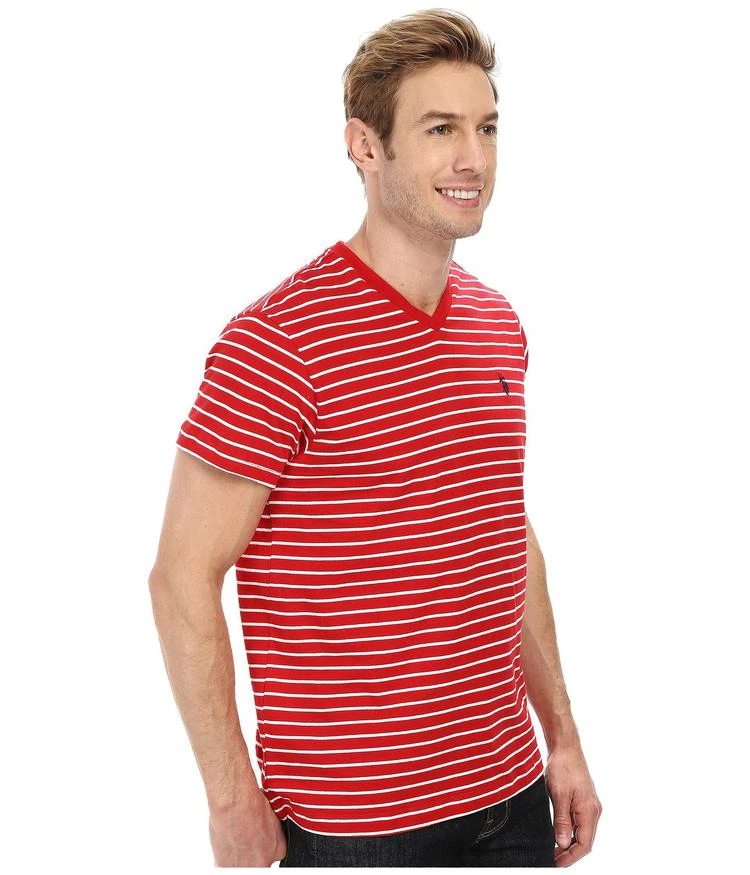 商品U.S. POLO ASSN.|Thin Stripe V-Neck T-Shirt,价格¥219,第4张图片详细描述