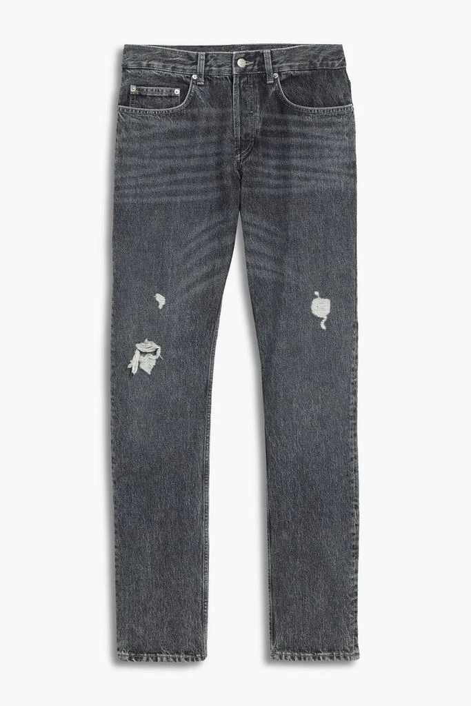 商品Sandro|Slim-fit distressed denim jeans,价格¥608,第1张图片