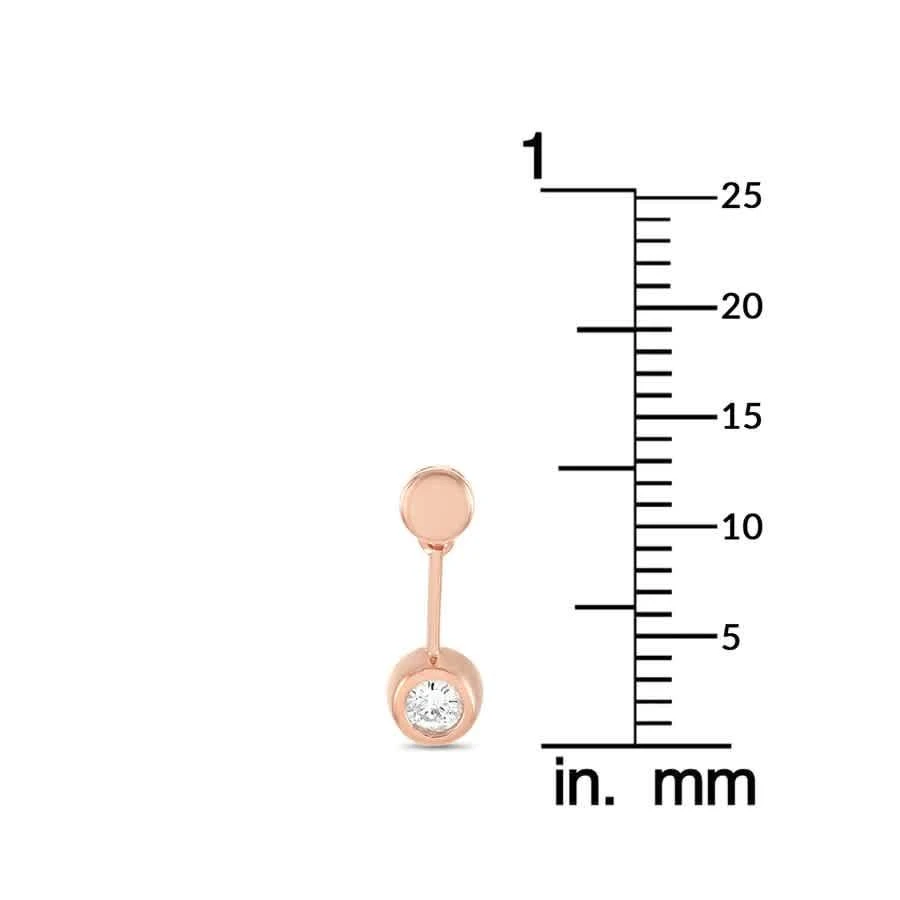 商品LB Exclusive|14K Rose Gold 0.25 ct Diamond Earrings,价格¥3453,第3张图片详细描述