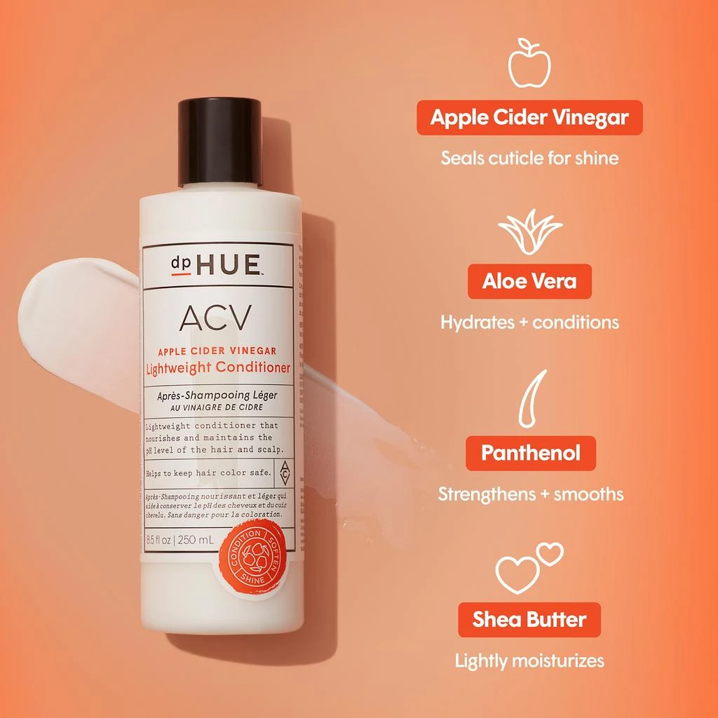 商品dpHUE|dpHUE Apple Cider Vinegar Lightweight Conditioner 250ml,价格¥262,第2张图片详细描述