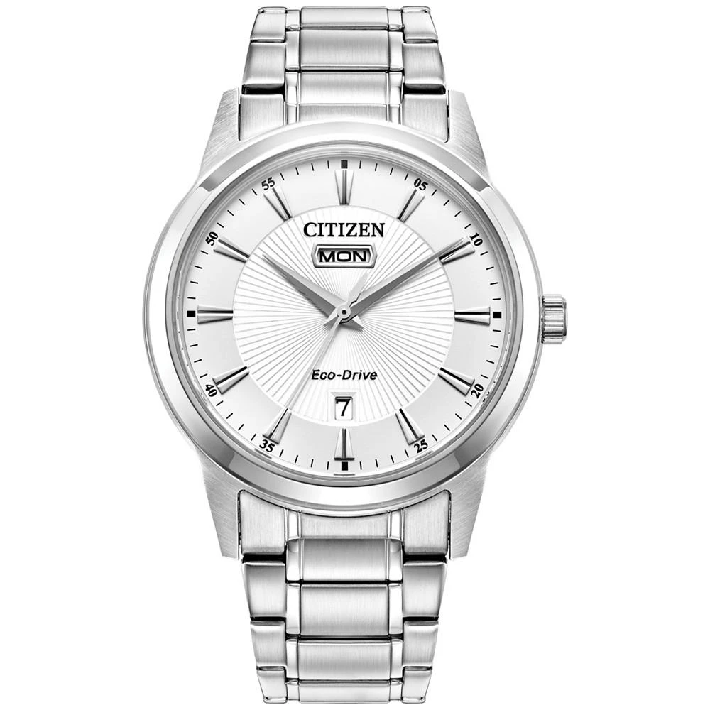 商品Citizen|Eco-Drive Men's Classic Stainless Steel Bracelet Watch 40mm,价格¥1111,第1张图片