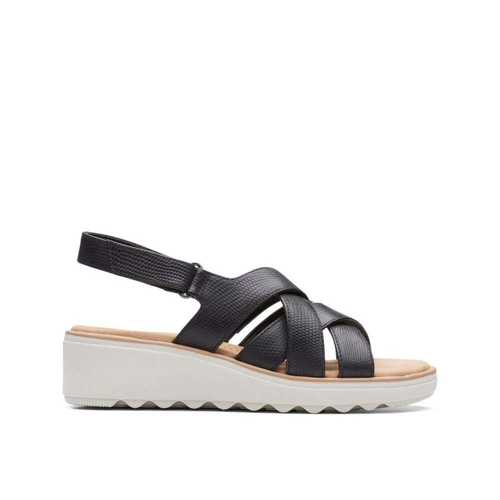 商品Clarks|Women's Collection Jillian Spring Wedge Sandals,价格¥423,第2张图片详细描述