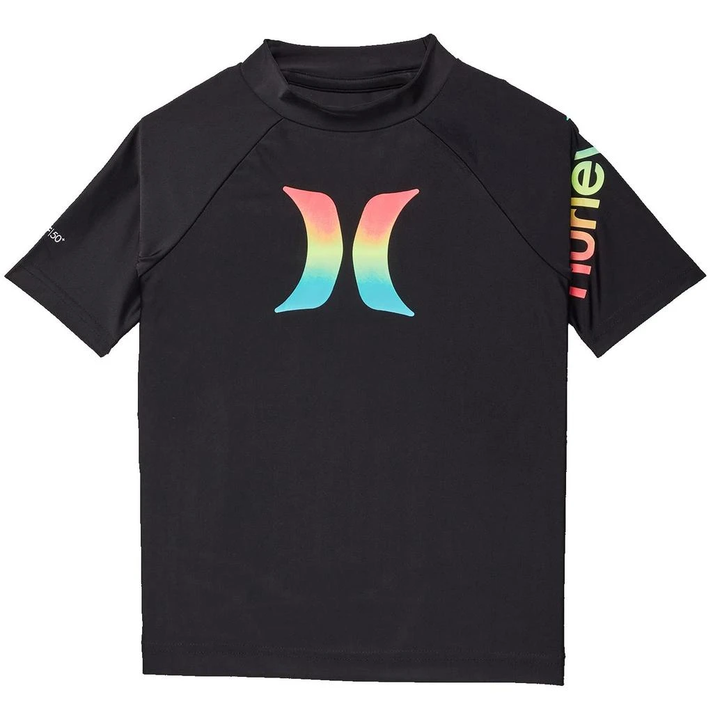 商品Hurley|Short Sleeve Raglan Rashguard (Toddler),价格¥63,第1张图片