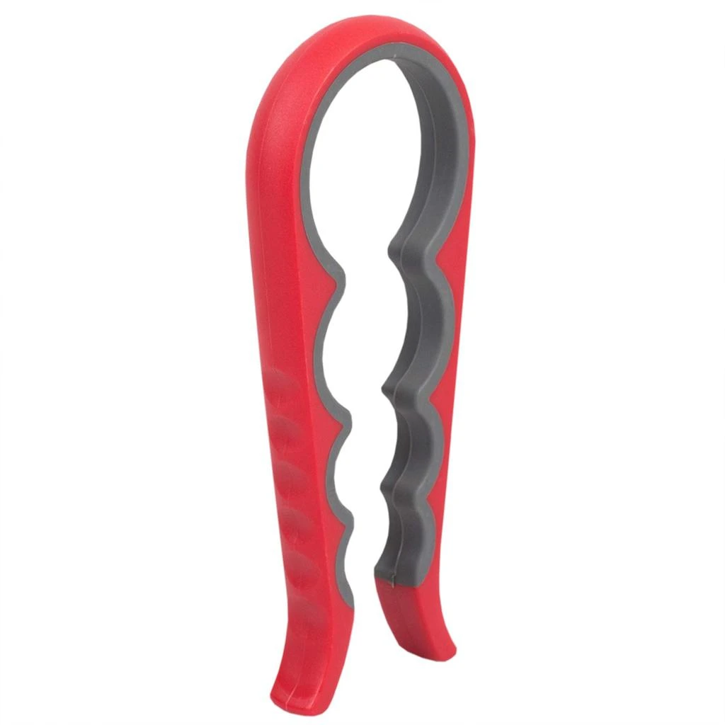 商品Home Basics|Home Basics Plastic Multi-Function Jar Opener, Red,价格¥103,第5张图片详细描述