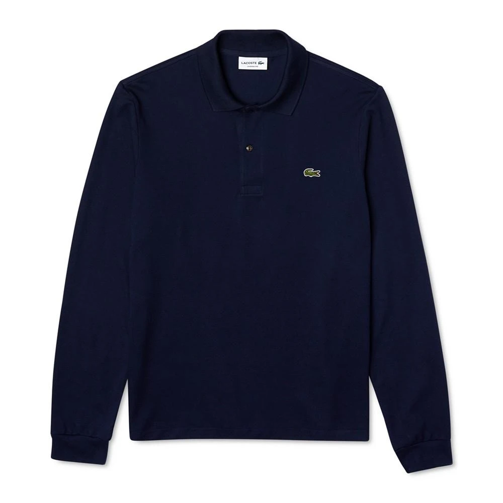 商品Lacoste|拉科斯特男士Polo长袖百搭纯色运动休闲衫,价格¥877,第3张图片详细描述
