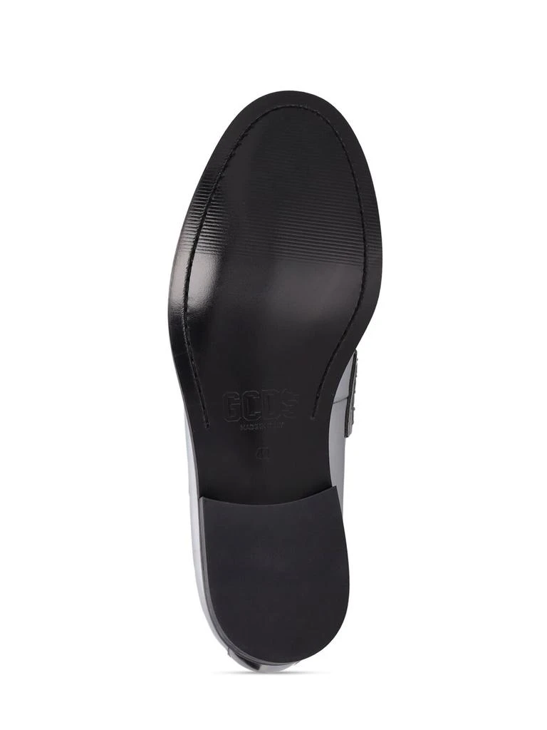 商品GCDS|Wirdo Leather Mirror Loafers,价格¥2464,第4张图片详细描述