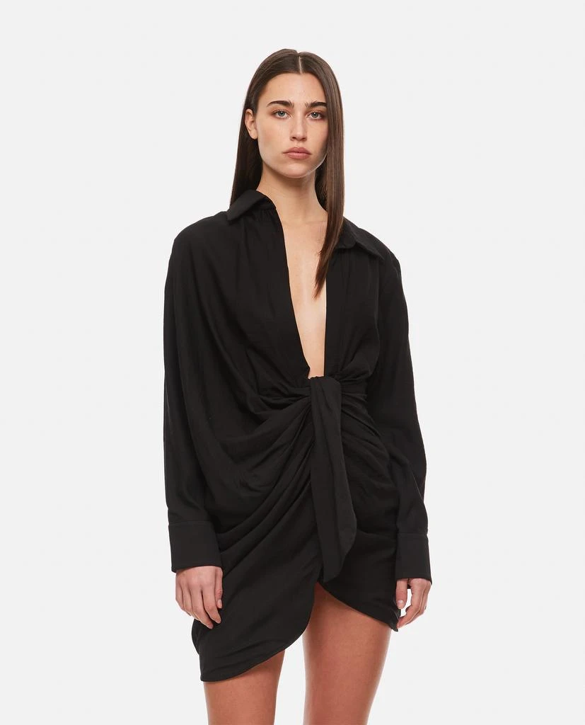 商品Jacquemus|LA ROBE BAHIA VISCOSE MINI DRESS,价格¥5702,第1张图片