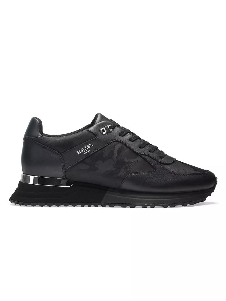 商品Mallet|Lux Runner Midnight Camo Sneakers,价格¥1308,第1张图片