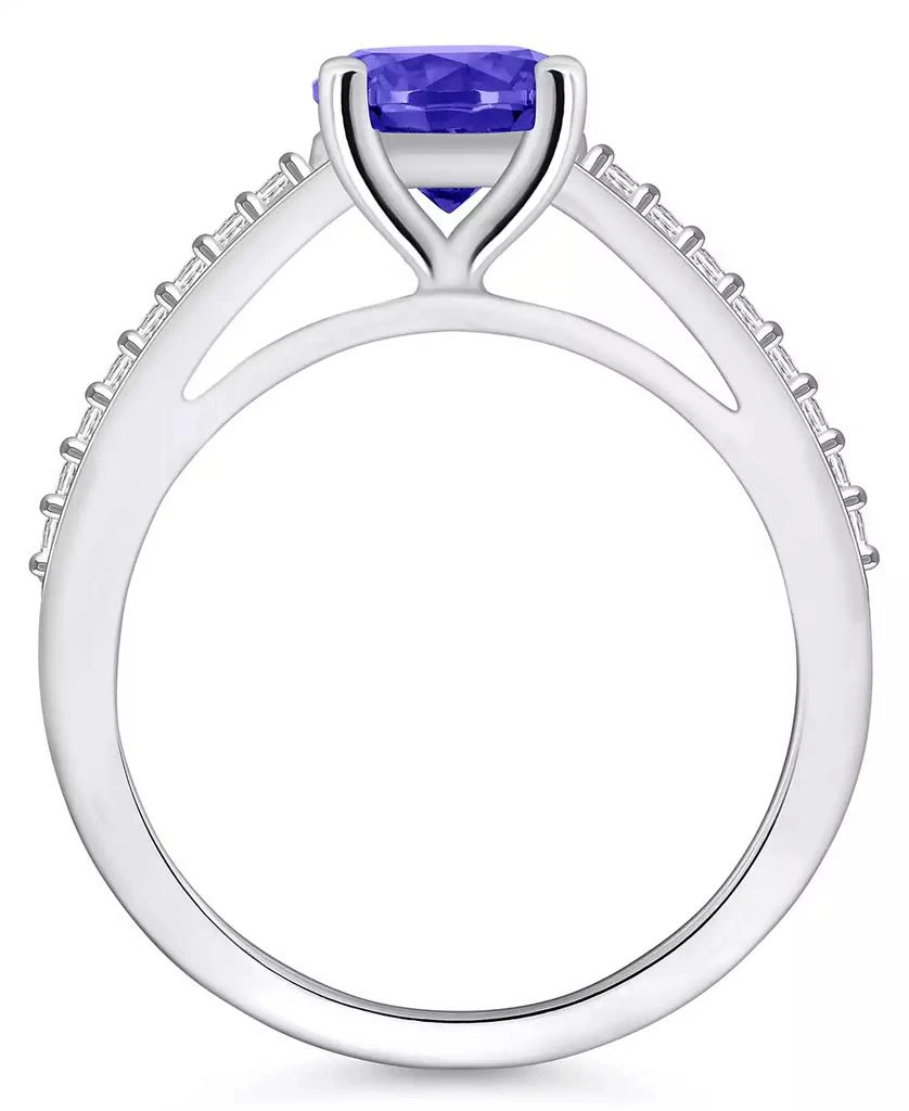 商品Macy's|Tanzanite (1-3/8 Ct. t.w.) and Diamond (1/6 Ct. t.w.) Ring,价格¥6282,第2张图片详细描述