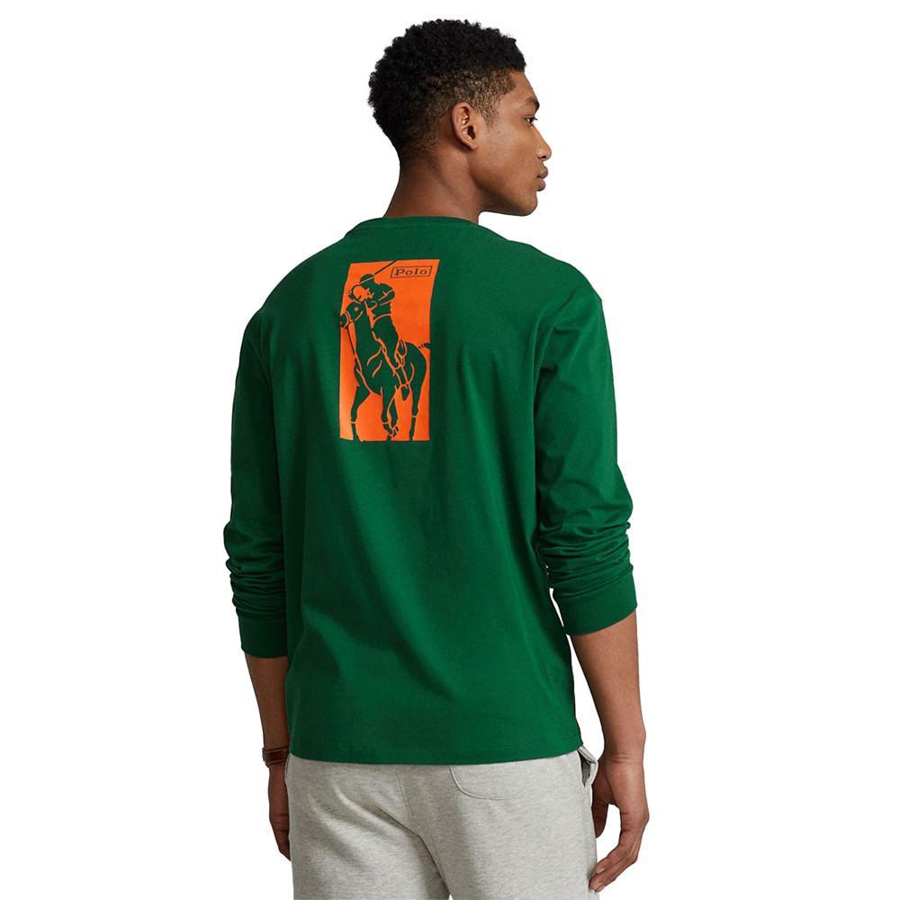 商品Ralph Lauren|Men's Classic-Fit Polo Pony Jersey T-Shirt,价格¥385,第4张图片详细描述