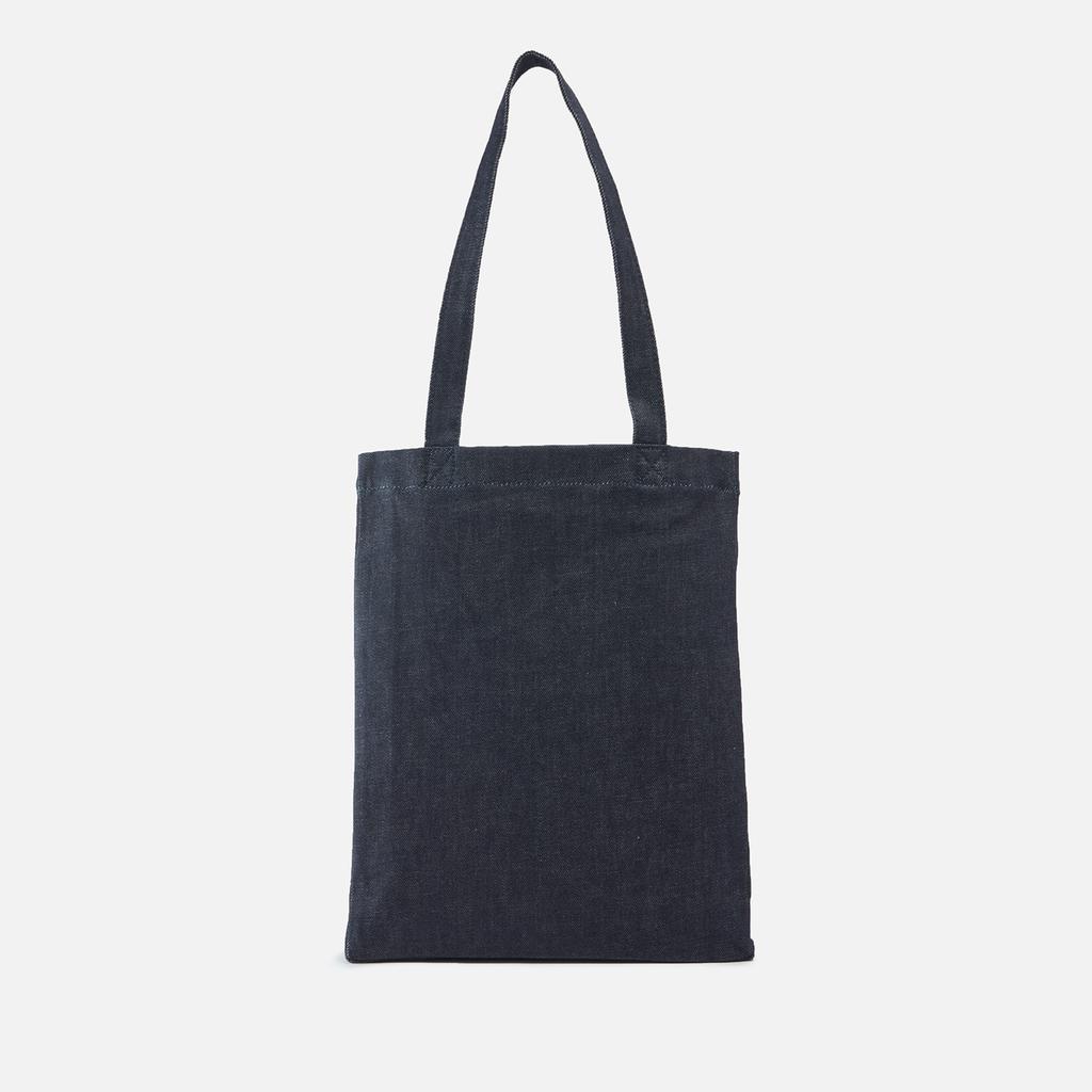 A.P.C. Tote Laure 2.0 Logo-Print Denim Bag商品第3张图片规格展示