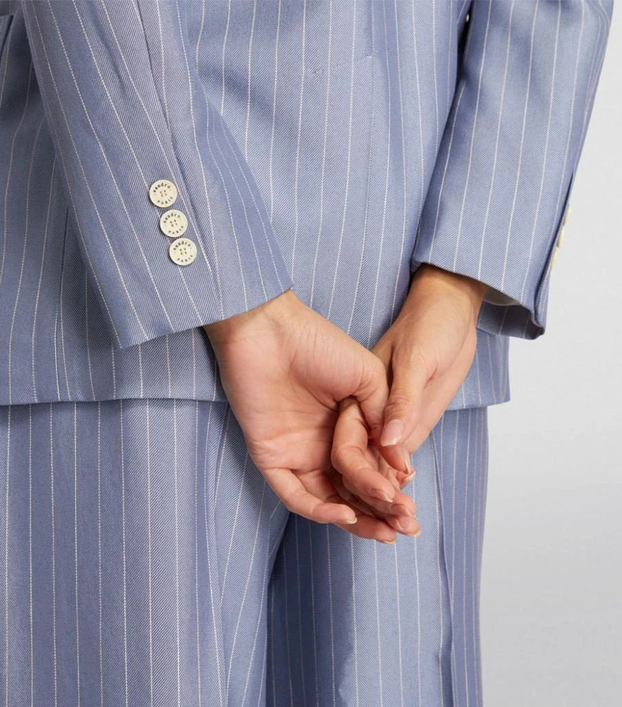 Pinstripe Single-Breasted Blazer 商品