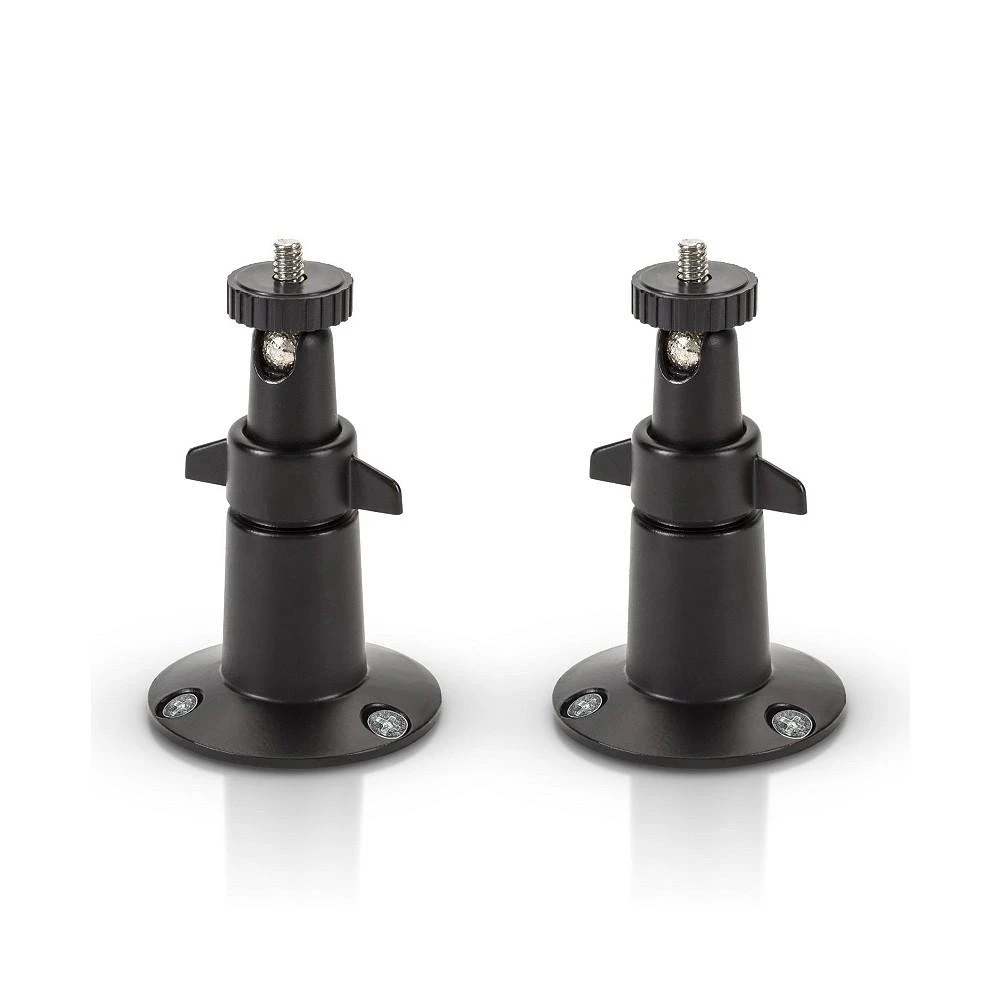 商品Wasserstein|Adjustable Indoor and Outdoor Security Metal Wall Mount for Arlo Pro, Pro 2, Pro 3, Pro 4, Ultra, Ultra 2 Cameras (2 Pack, Black),价格¥135,第1张图片