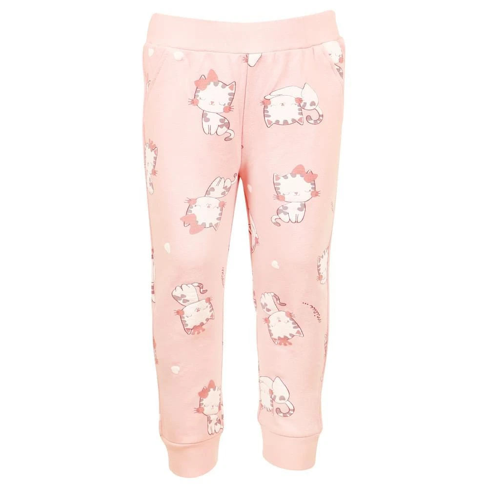 商品Mayoral|Pink & Grey 3 Piece Cat Print Tracksuit,价格¥159,第5张图片详细描述