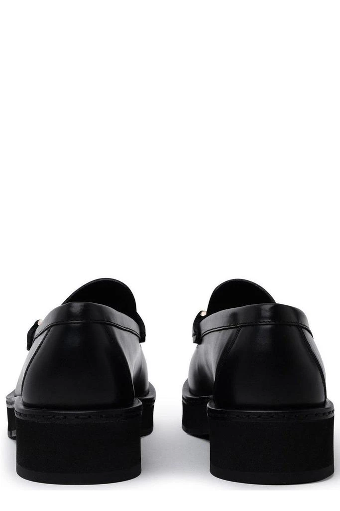商品Salvatore Ferragamo|Salvatore Ferragamo Gancini Plaque Loafers,价格¥5687,第4张图片详细描述