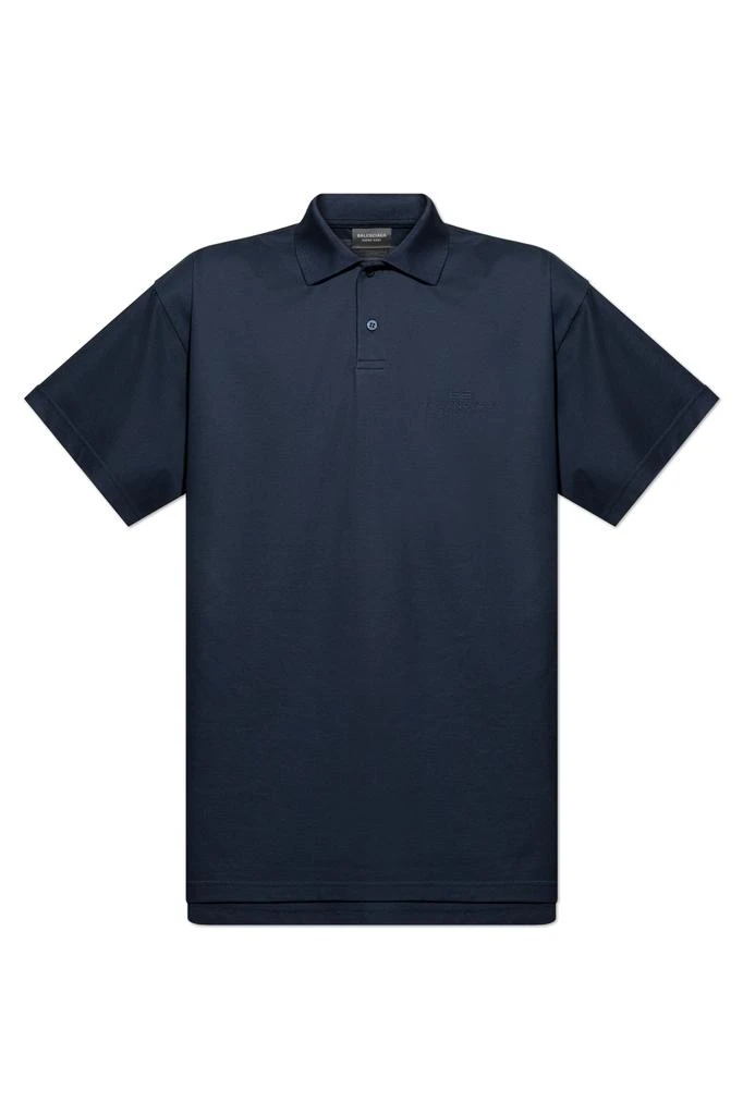 商品Balenciaga|Polo with embroidered logo,价格¥8760,第1张图片
