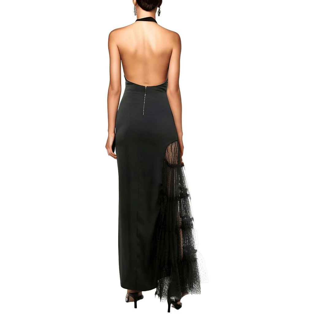 商品Taylor|Womens Sheer Polyester Halter Dress,价格¥480,第3张图片详细描述