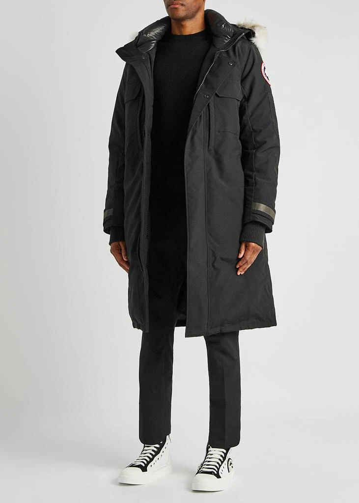 商品Canada Goose|Westmount black fur-trimmed Artic-Tech coat,价格¥12649,第4张图片详细描述