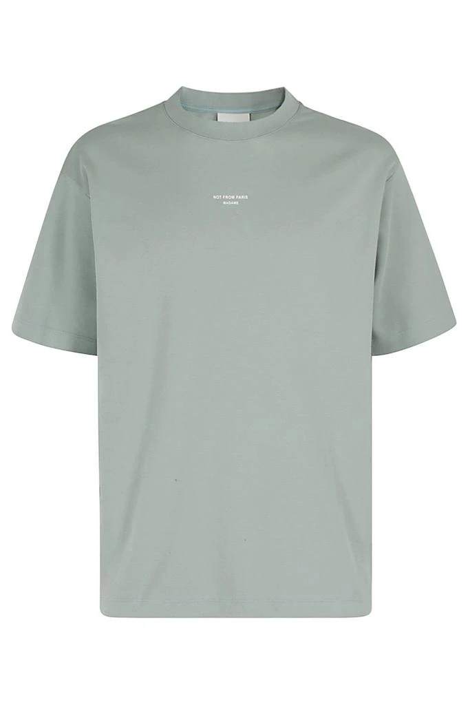 商品Drôle de Monsieur|Drôle de Monsieur Slogan-Printed Crewneck T-Shirt,价格¥382,第1张图片