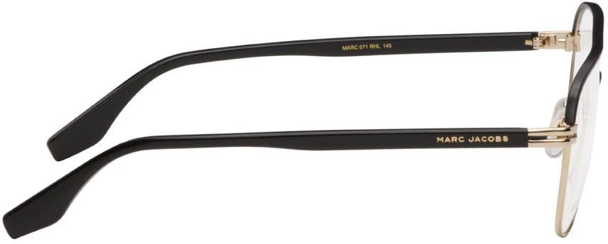 商品Marc Jacobs|Black & Gold 571 Glasses,价格¥705,第2张图片详细描述