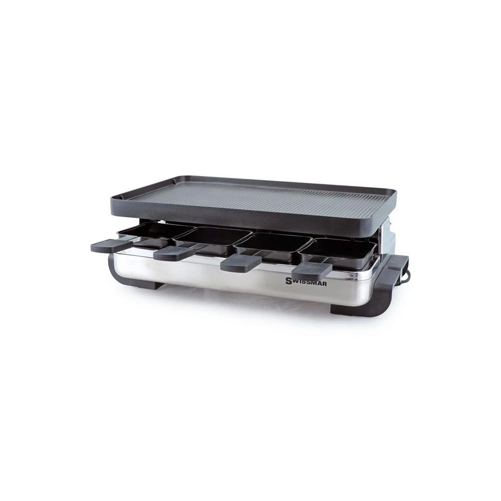 商品SWISSMAR|8 Person Stelvio Raclette Party Grill with Reversible Grill Plate,价格¥942,第1张图片