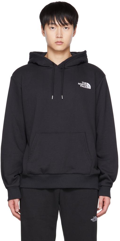 商品The North Face|Black Embroidered Hoodie,价格¥607,第1张图片